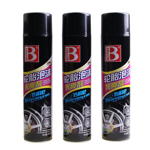 保赐利汽车轮胎蜡 抗老化轮胎泡沫光亮剂 保护剂 清洗剂 B－1107