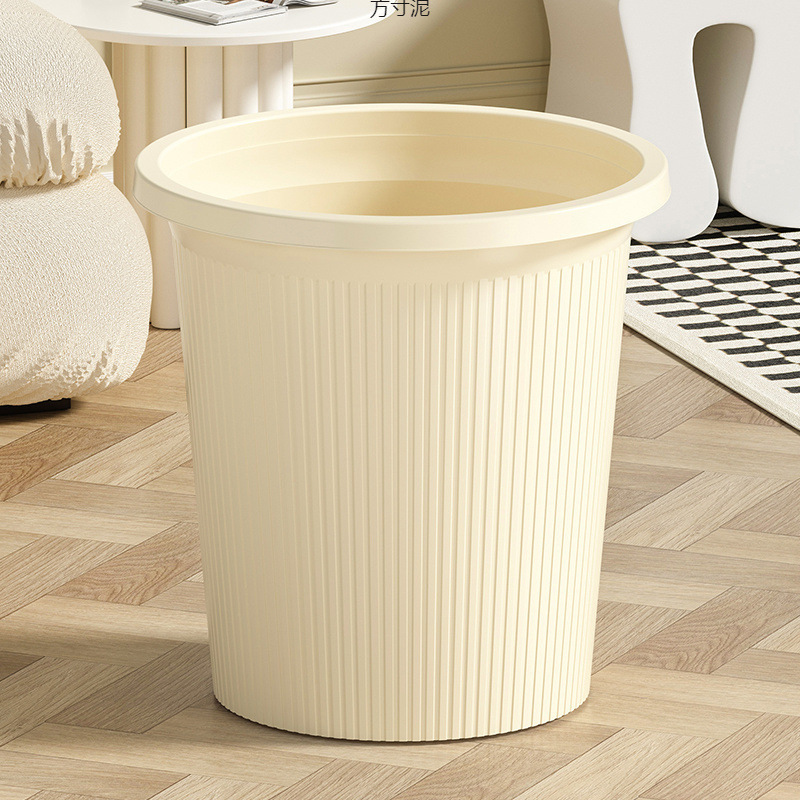 Kitchen trash can household living room bedroom bathroom simple uncovered large capacity dormitory toilet trash can wholesale
