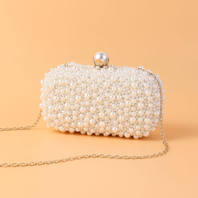 Retro Chinese Cheongsam Dress Clutch Bags for Women Girls party cheongsam pearl holding senior banquet package are handmade beaded bag