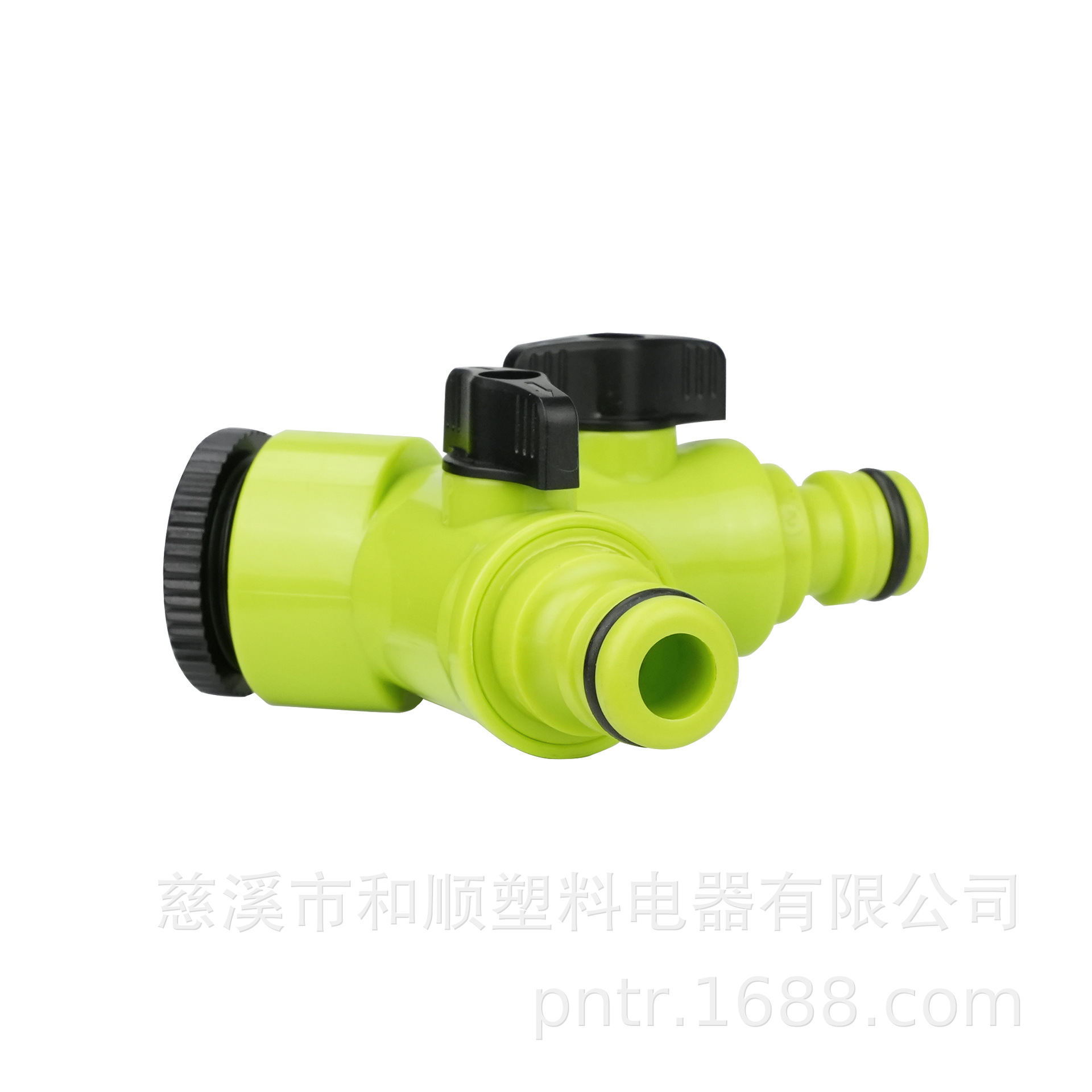 Y型水龙头接头 水龙头分流器  带开关两通 控水阀Y型分