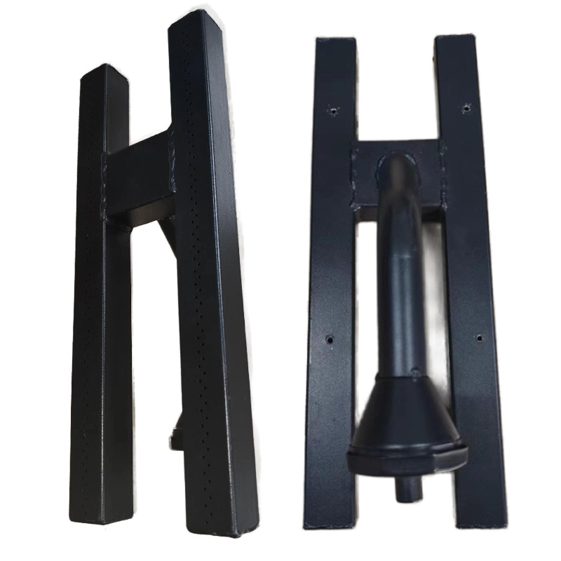 Quemador al aire libre Estufa de fuego fila cabeza horno accesorios H-tipo estufa cabeza en forma de una fila de fuego bolas de pulpo huevo muñeca
