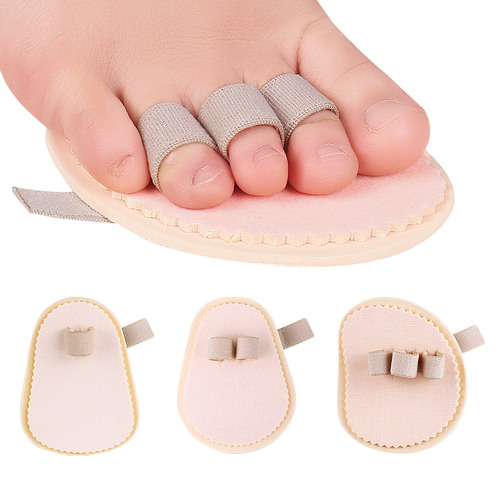 Toe pads, split toes, forefoot pads, hallux valgus overlapping, breathable, sweat-absorbent, anti-wear, anti-pain forefoot pads