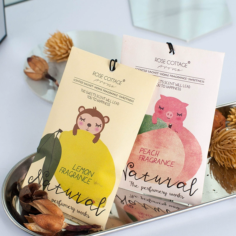 Мультфильм Фруктовой Серии Саше-Саше Прочный Ароматический Шкаф Саше Специи Дезодорации Аромат Саше Автомобиля Настройка