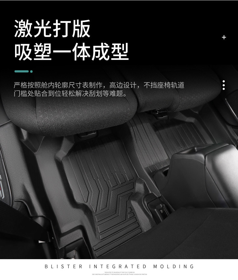 Suitable for GAC Honda Vezel, fully enclosed modified carpet-style TPE car floor mat for the driver's side