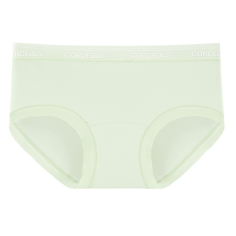 Ropa interior de entrepierna larga de algodón de Xinjiang 50 piezas de algodón Clase A algodón puro cintura media sin costuras 10A entrepierna antibacteriana ropa interior de mujer de algodón