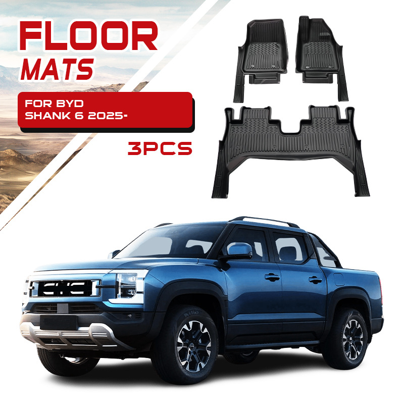Alfombrillas de TPE para BYD Shark6, Alfombrillas Especiales, Alfombrillas Impermeables