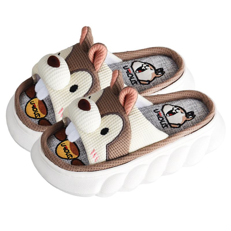 Pantofole da donna per interni, in pelle, in gomma, ad asciugatura rapida_voghion.com