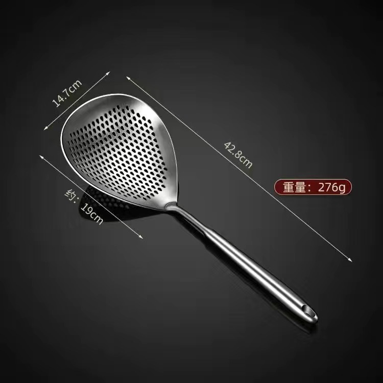 特大 304 ステンレス鋼ザル家庭用スパイスザルキッチン用品麺餃子調理器具揚げザル|undefined