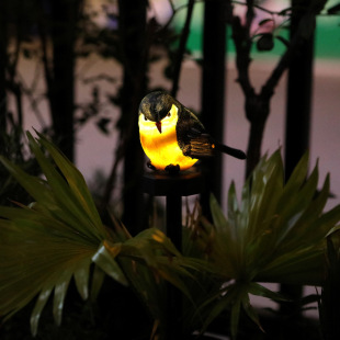 Solar Outdoor Resin Bird Lamp Courtyard Lawn Lamp Garden Courtyard Animal Landscape Decoration Led