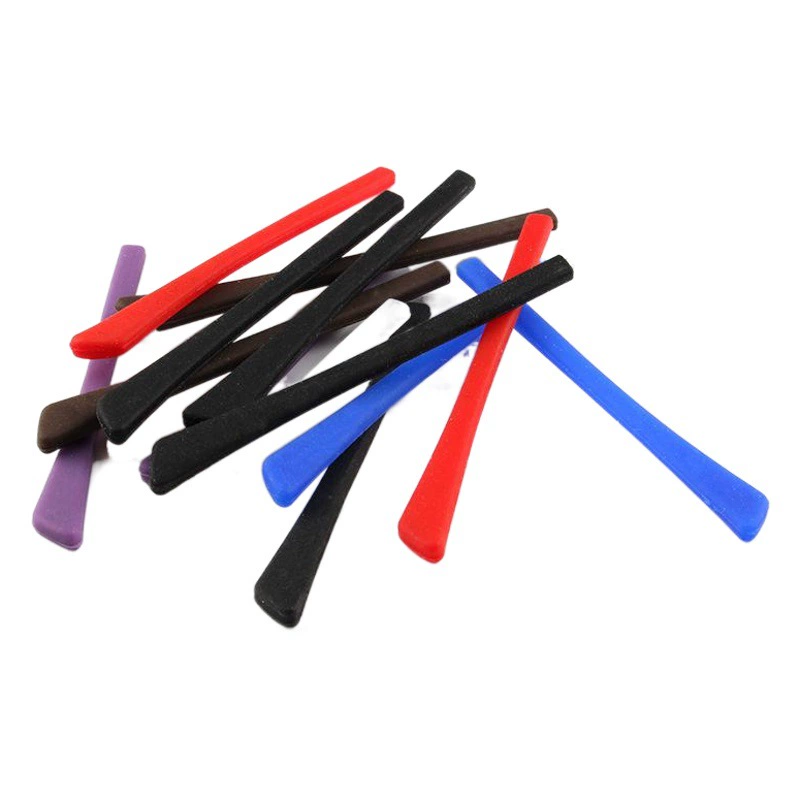 Силиконовый чехол для ног с плоским горлом, противоскользящий чехол, мягкие Аксессуары для глаз, солнцезащитные очки, мужские и женские, бесконтактная зеркальная оправа, чехол для ног