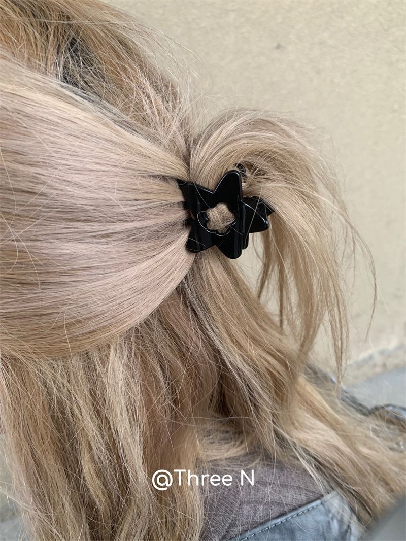 Mujeres Casual Estilo Simple Estrella El Plastico Resina Ahuecar Garras De Pelo display picture 7