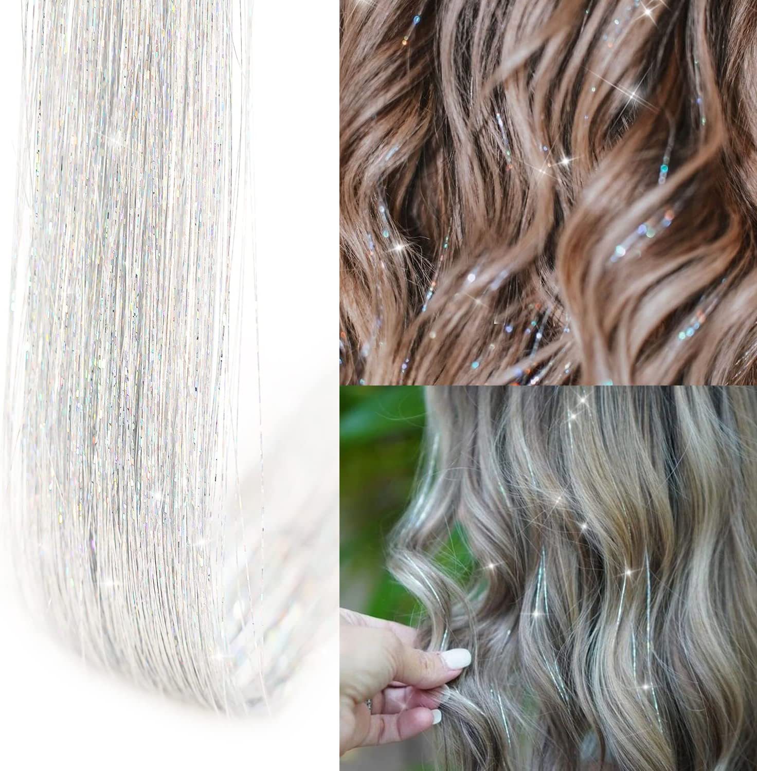 Women's Elegant Sweet Casual Domestic Silk Long Straight Hair Hair Tinsel display picture 4