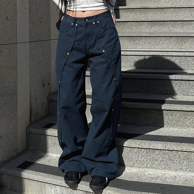 Retro design autumn jeans
