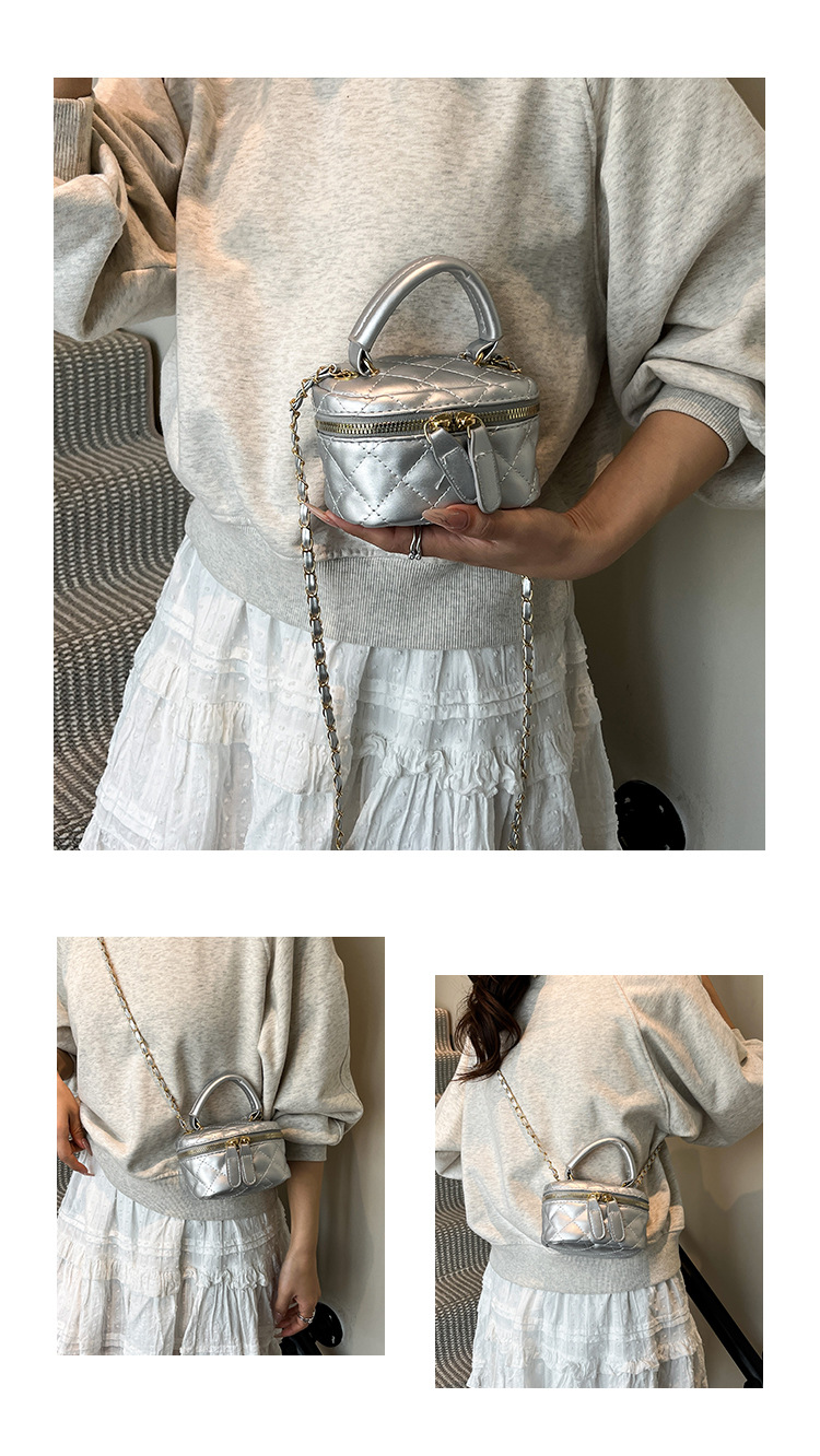 169g Weight Zipper Closure Type Single Shoulder Strap Strap Type Shoulder Bag Bags Type Casual Occasion Pu Leather Material Solid Color Pattern All Seasons Season Women's Gender Streetwear Style Square Shape Women's Pu Leather Solid Color Streetwear Square Zipper Shoulder Bag 7