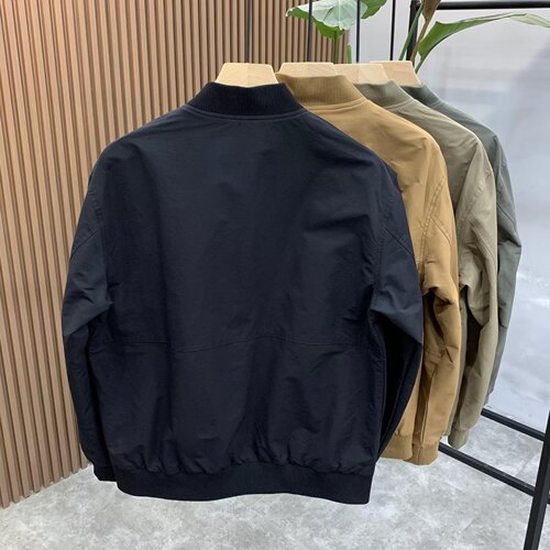Baseball Collar Jacket for Men - Spring and Autumn New Trend Brand, Ins Inspired Casual Stylish, Matcha Style Long Sleeve, Korean Version Workwear Outerwear