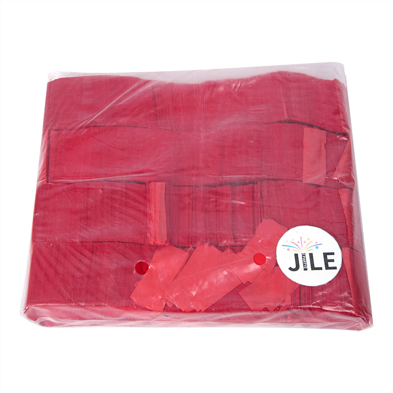 Confeti de papel 5x2cm multicolor – relleno para fiestas, bares y decoración, venta directa de fábrica