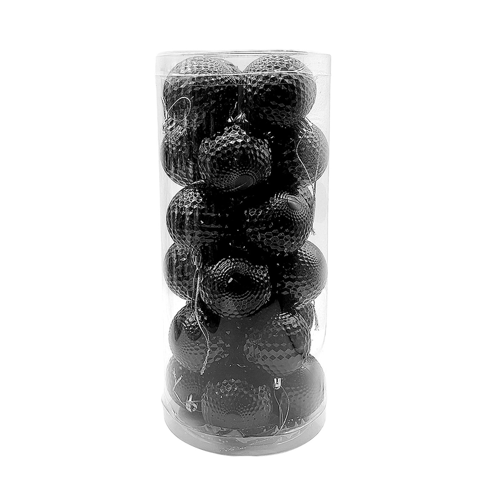 6CM24 barril de bola de Navidad de plástico decoración de atmósfera de Navidad