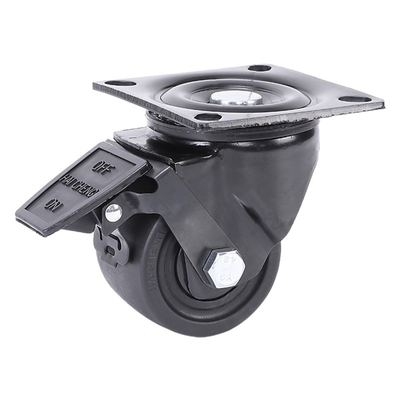 Rueda Industrial Pesada de 2 Pulgadas de Nailon Silencioso con Freno para Industria