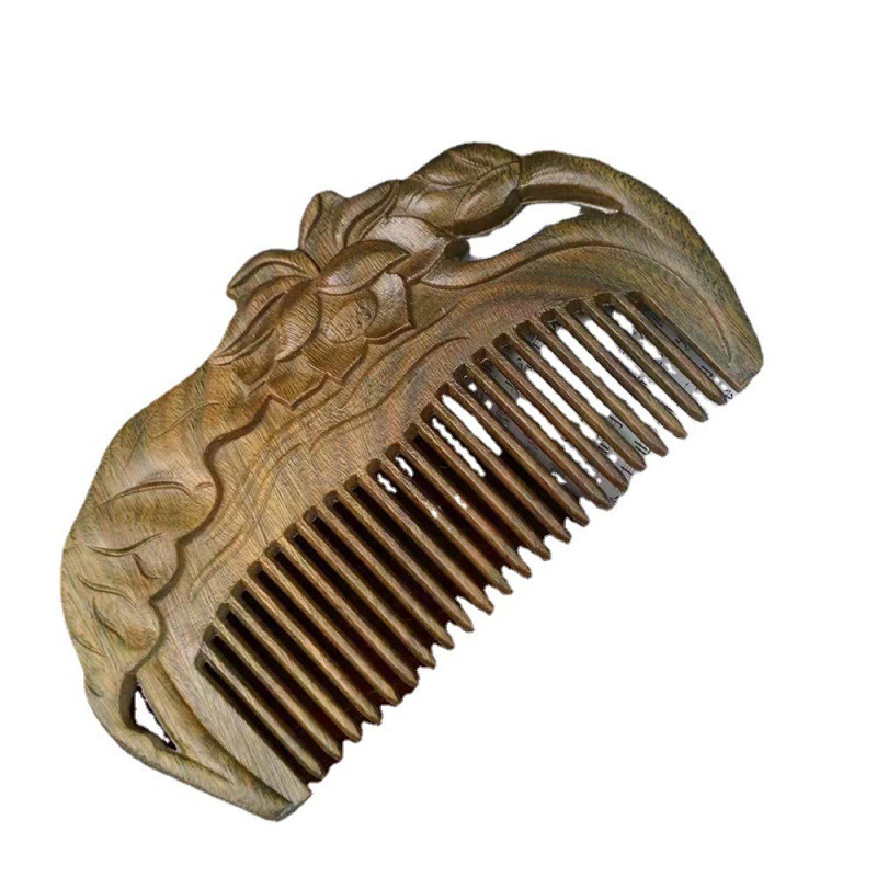 Органическая щетка, медицинский массажер для кожи головы, sandalwood