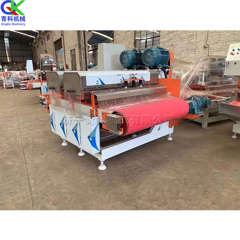 双组多刀连续切割机 磁砖单组多刀自动下料机 石材地脚线断料机