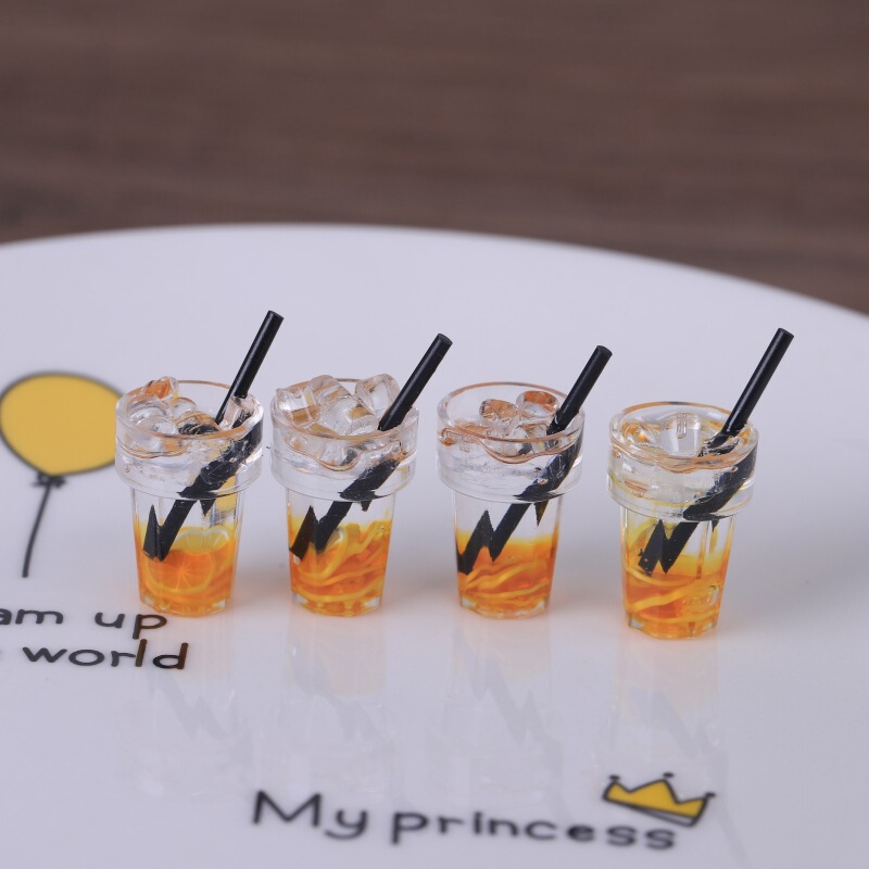 miniature food play ice ice black tea lemon suction cup diy doll house creative ornaments key chain pendant material miniature food play ice ice black tea lemon suction cup diy doll house creative ornaments key chain pendant material