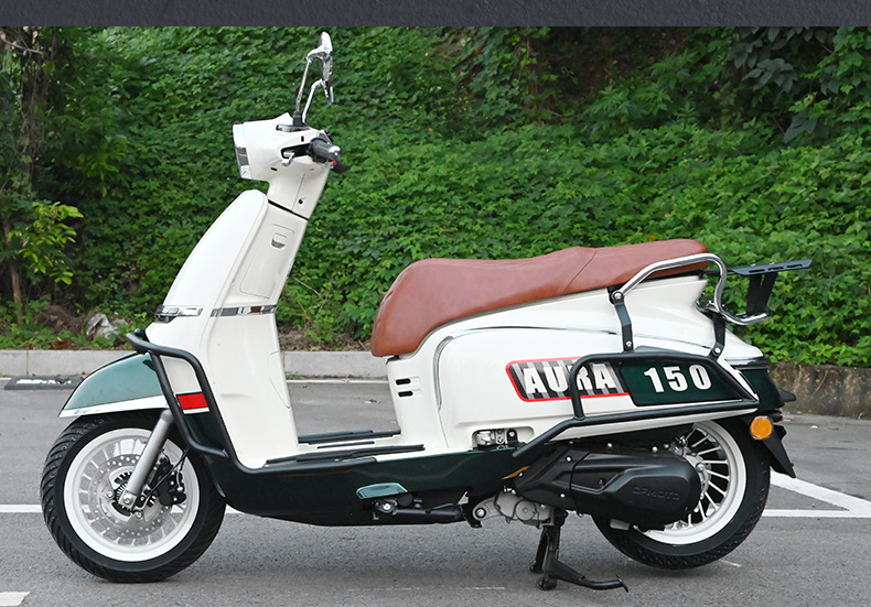 Suitable for Chunfeng Aura150 Front and Rear Exhaust Bumpers, Full Surround Guard Bars, Folding Backrest, Anti-Fall Modification