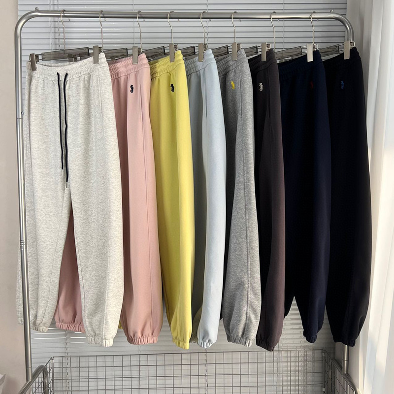 Qingdao Korean manufacturers 2025 spring quality plus high quality fabric basic elastic waist casual pants sports pants