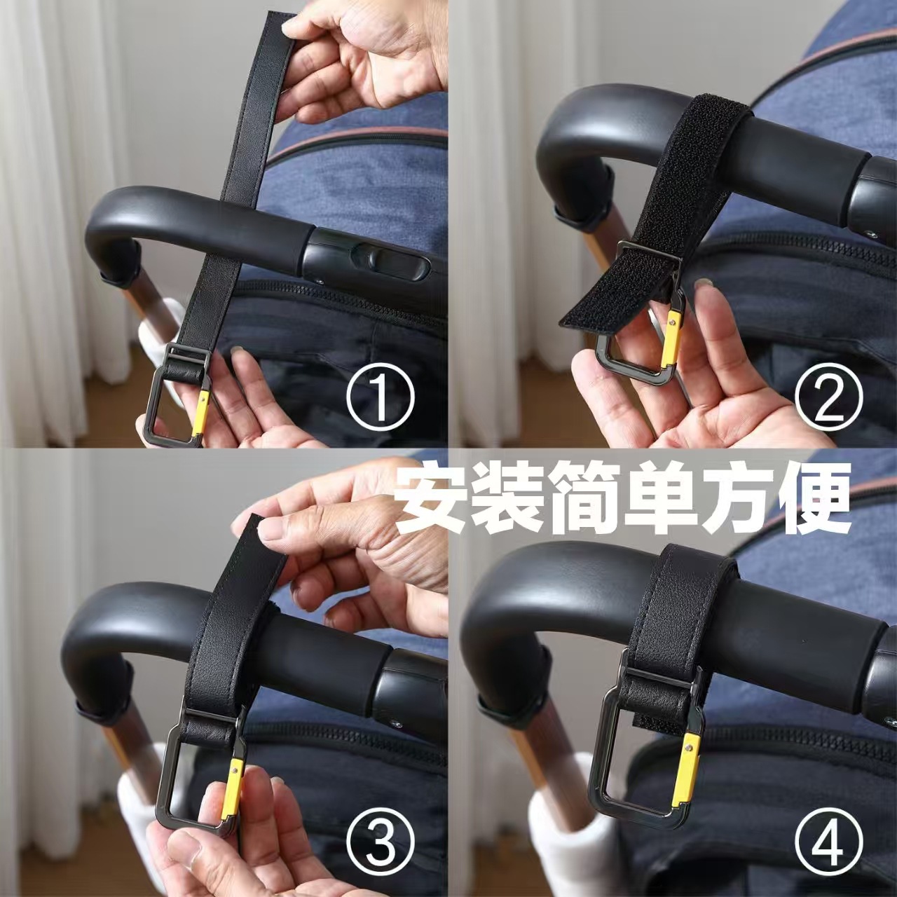 Baby Stroller Hook Baby Stroller Stroller Bag Hook Multi-Functional Electric Vehicle Hook Zinc Alloy Hook