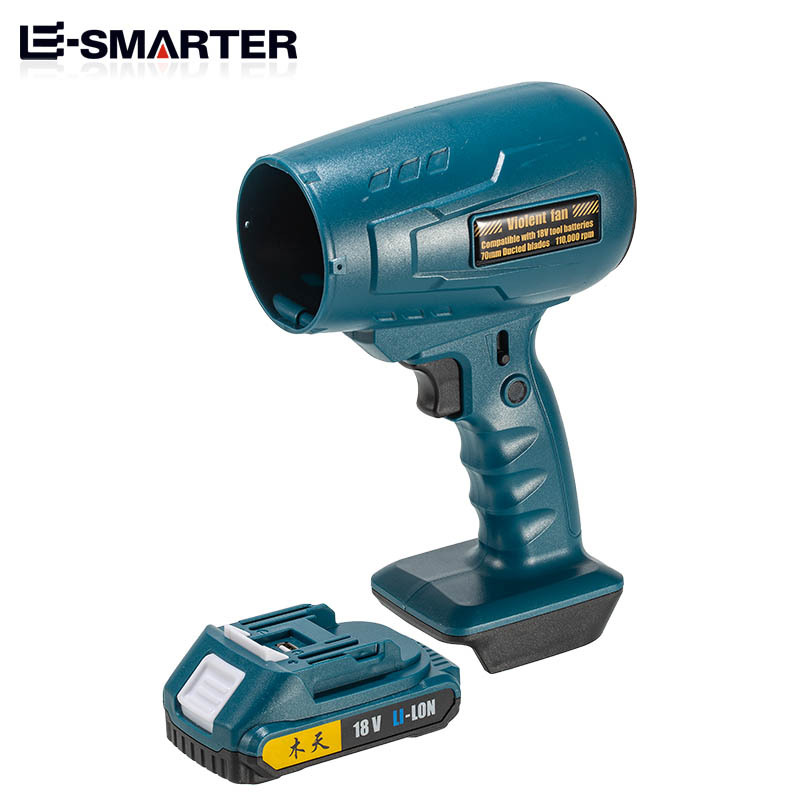 Turbina de litio transfronteriza, ventilador de violencia, soplador de nieve industrial, soplador de polvo, herramientas domésticas para exteriores, secador de pelo potente