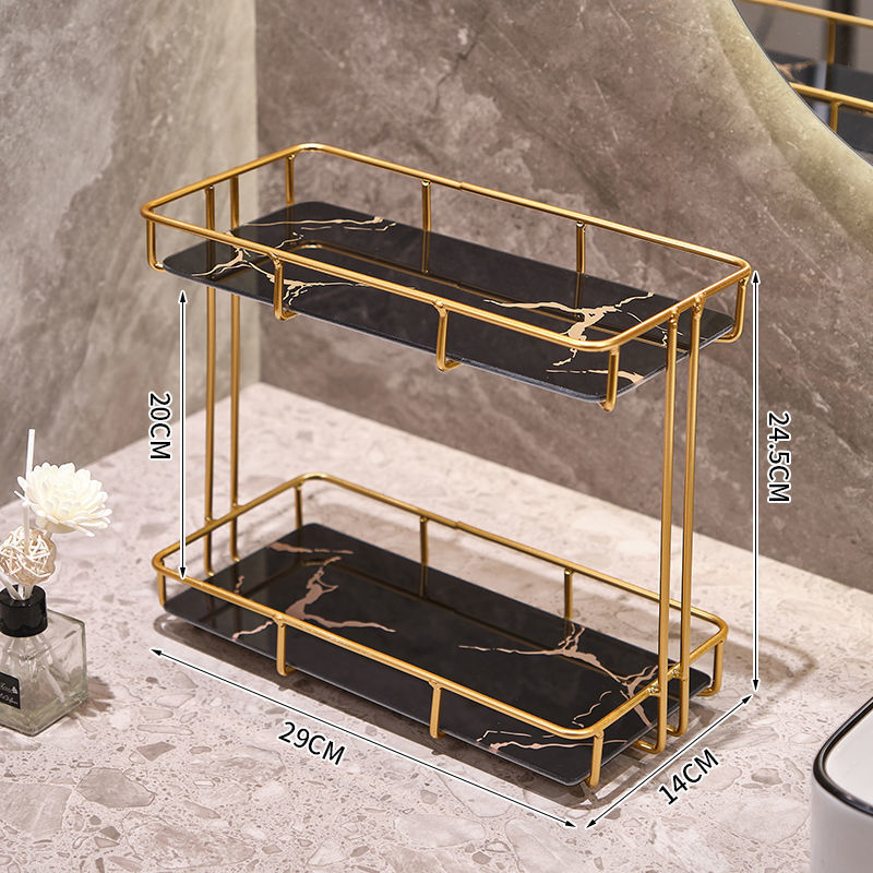 Estante de almacenamiento para baño, lavabo, caja de cosméticos, inodoro, estante de almacenamiento para baño, diseño de estilo nórdico