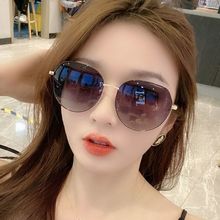 包郵2021年新款時尚墨鏡2020韓版潮女士防紫外線太陽眼鏡大臉顯瘦