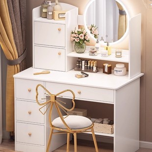 Dressing Table Bedroom Simple Modern Small Makeup Cabinet Integrated Small Apartment 2025 New Makeup Table Makeup Table