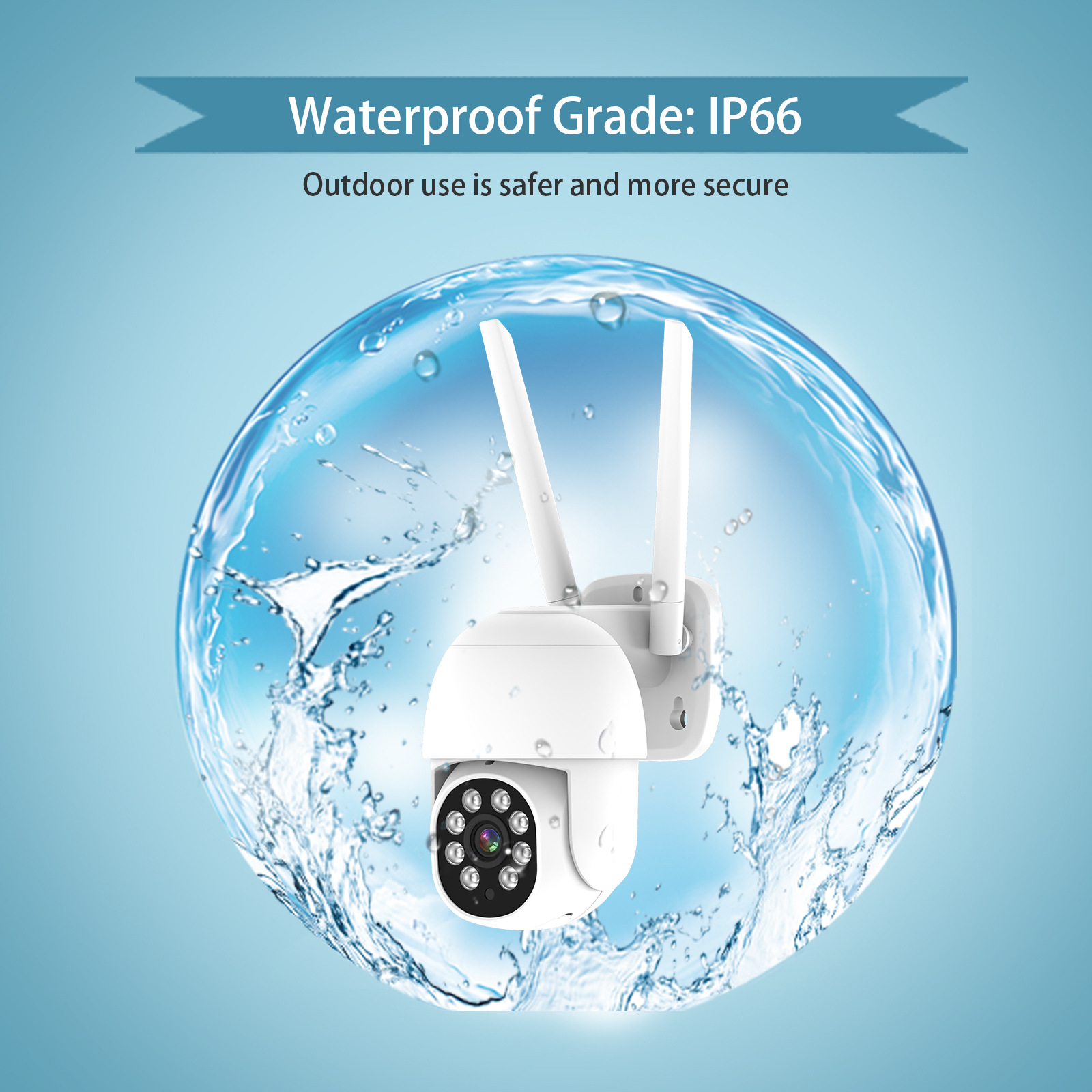 Cámara de Vigilancia PTZ para Exteriores con Visión Nocturna, Cámara Domo ICSEE Inalámbrica Inteligente de Alta Definición a Prueba de Agua, Gran Venta en Fábrica