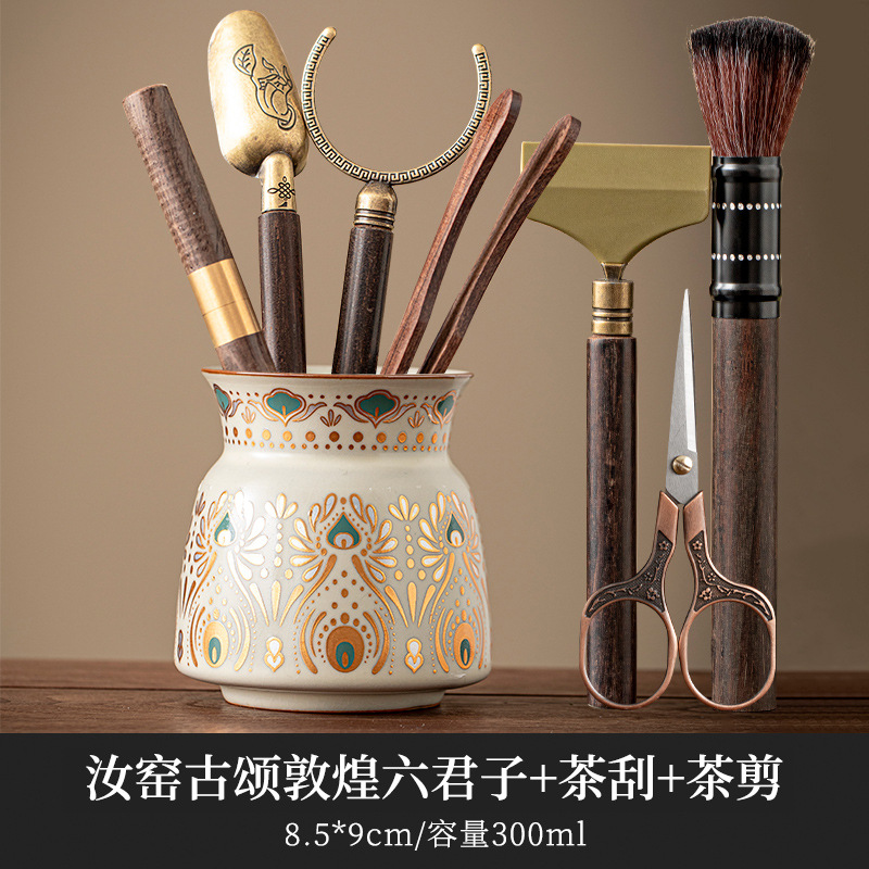 Ru窑 cubierta taza de té kung fu set de té casero taza de té personal especial de alta calidad tres taza de té cubierta