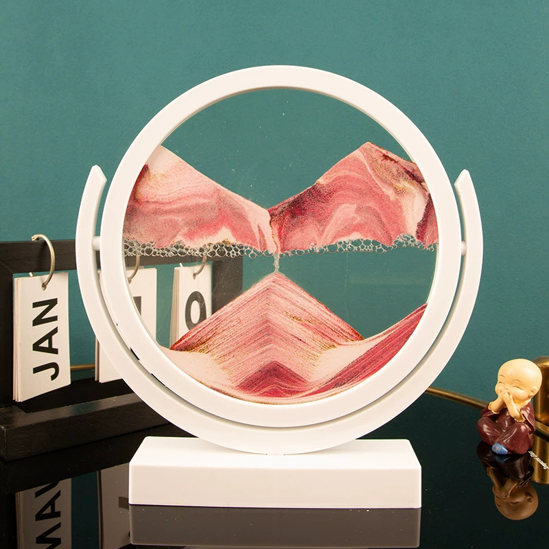 8inch 화이트 프레임-핑크