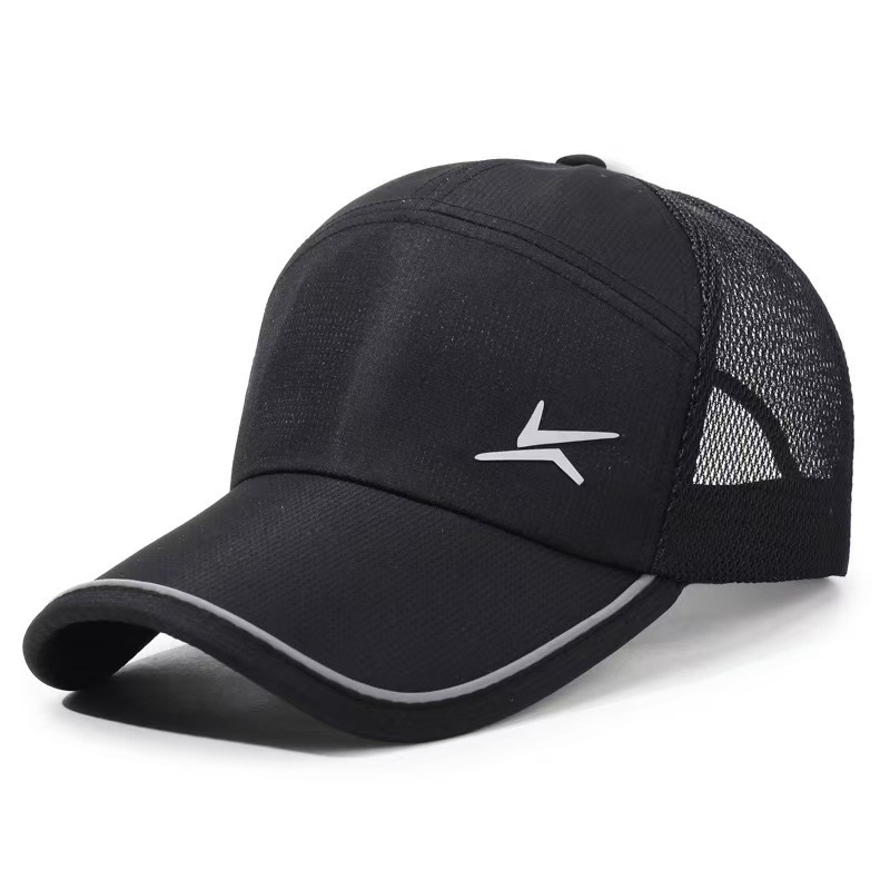 Zomerse outdoor snel drogende mesh ademende baseballpet voor heren casual sport zonneklep hoed met verlengde rand_voghion.com