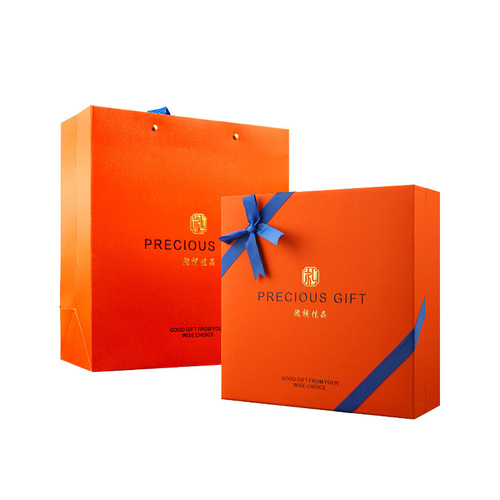 Seafood Round Reunion Gift Box with Fish Collagen, Sea Cucumber, Abalone, Scallops, and Morels Seafood Dried Goods