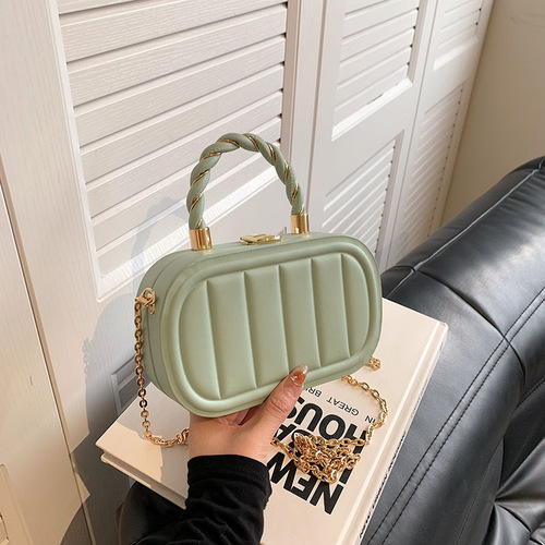 Online Shoulder Crossbody Bag  Personality Fashion Checkered Bag Women Trendy Fresh Sweet Small Square Bag