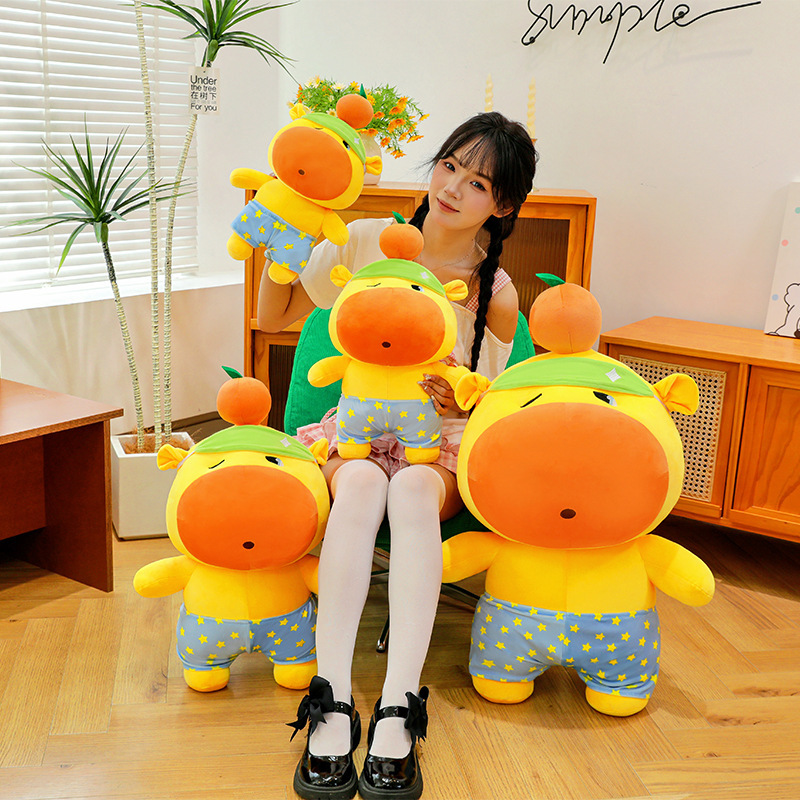 Cute Capybara Plush Toy Doll Tiktok Internet Celebrity Hot-Selling Doll for Valentine's Day Gift Cute Capybara Plush Toy Doll Tiktok Internet Celebrity Hot-Selling Doll for Valentine's Day Gift