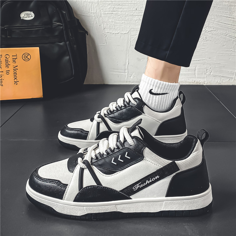 Zapatos de hombre Otoño e Invierno nuevos zapatos de tablero de moda bajos retro coreano zapatos casuales moda jóvenes estudiantes zapatilla de deporte