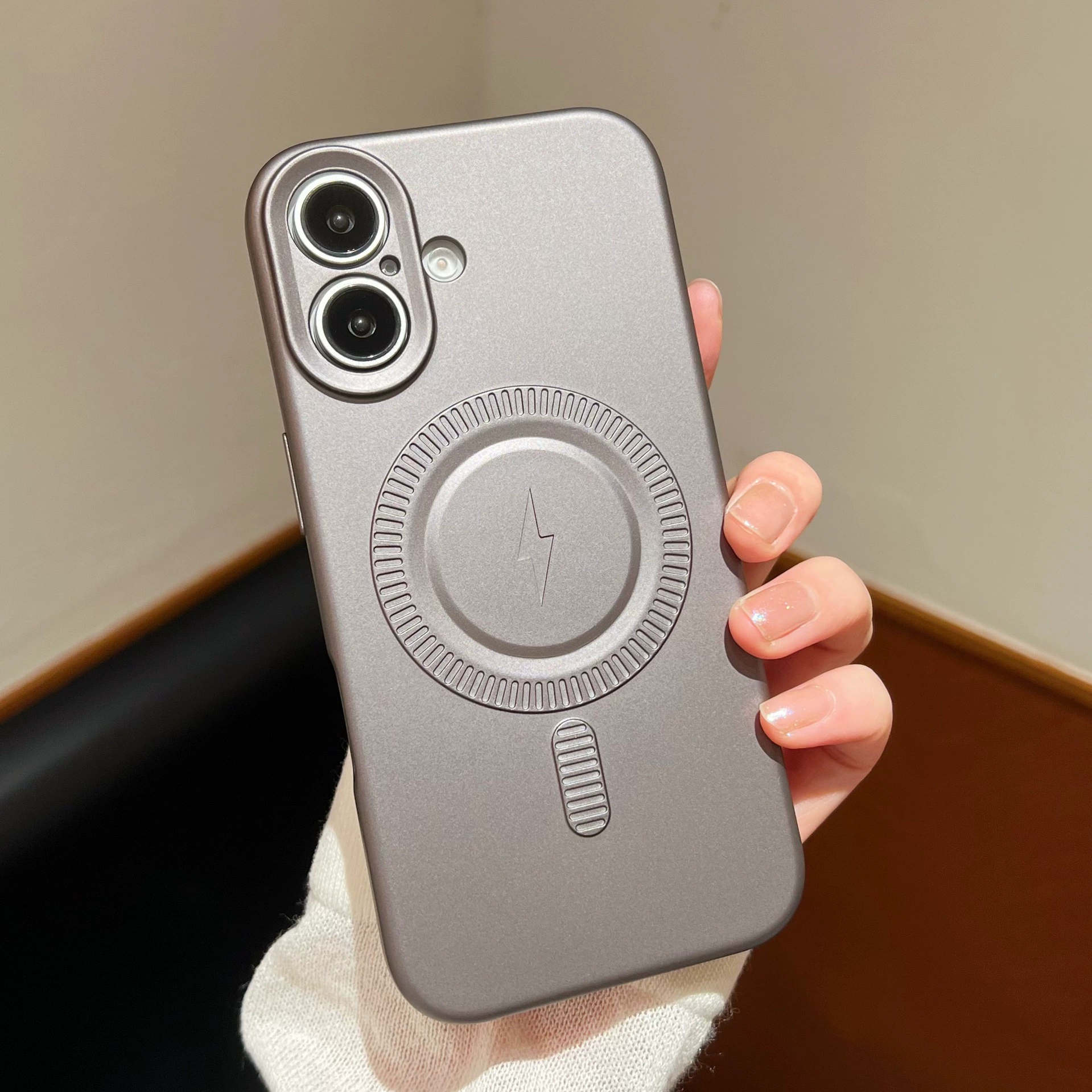 Apple, совместимый чехол для телефона, металлический iPhone15, защитный чехол, 16промакс