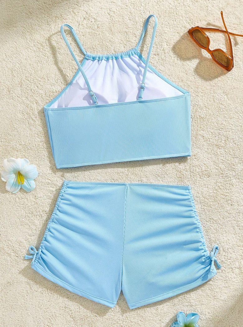 Damen Zweiteiliger Bikini Für Das Thermalbad Sportliche Bademode_voghion.com