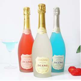 3种口味帝昂蓝莓荔枝草莓起泡酒女性zui爱甜酒气泡酒750ml批发