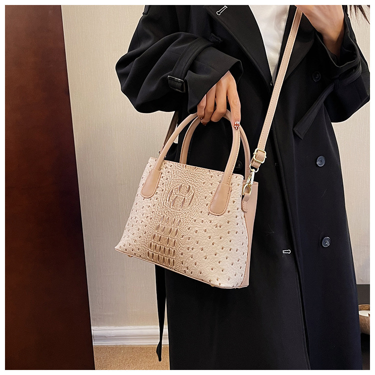 2024 New Fashion Crocodile Pattern Women's High Grade Handbag Single Shoulder Crossbody Bag BA_voghion.com