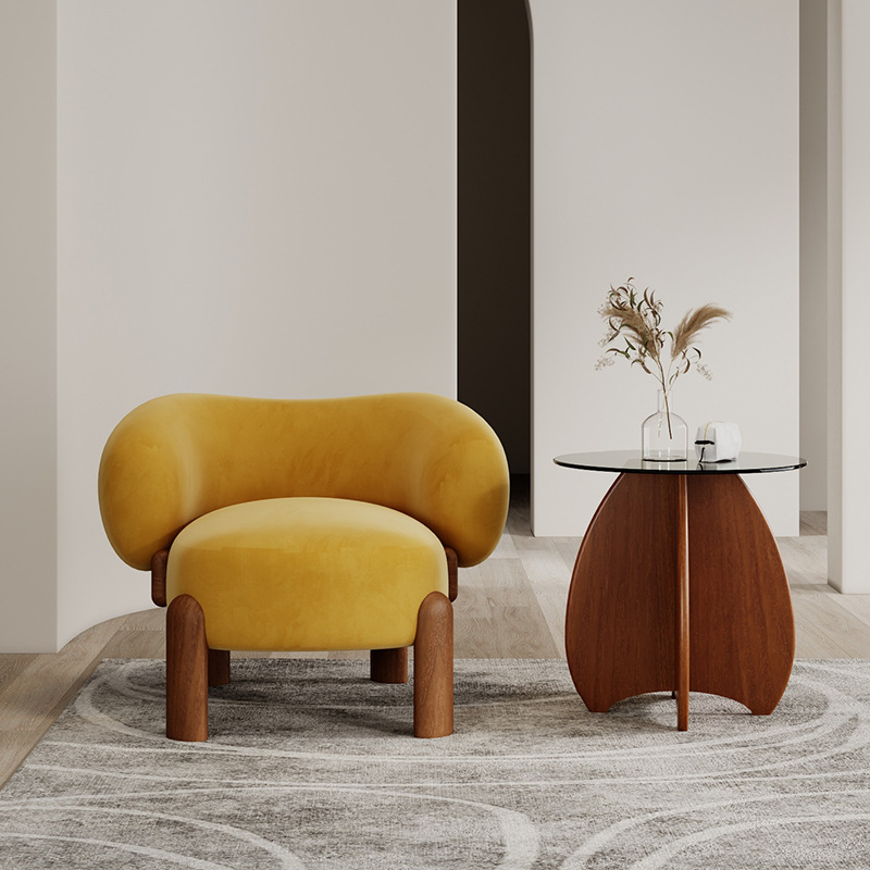 Moderno lujo luz creativa negociación comedor silla Internet celebridad diseñador sofá único cafetería tema restaurante mesa y silla madera maciza