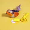 Orange bird hanging door