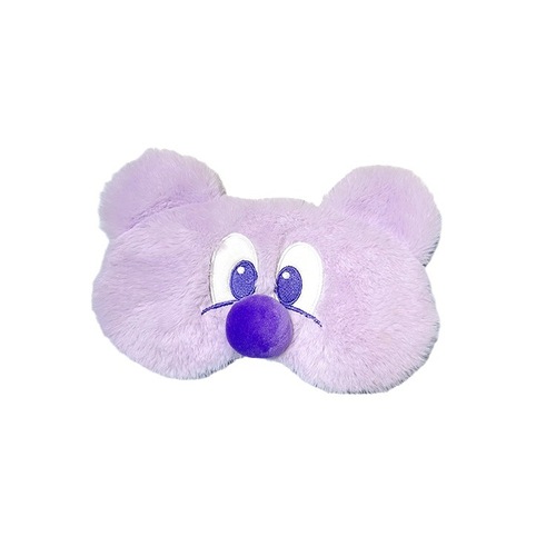 Official Autumn/Winter New Children's Light Blocking Eye Mask with Cartoon Girl Style, Cute Cold and Hot Double Therapy Sleep Mask