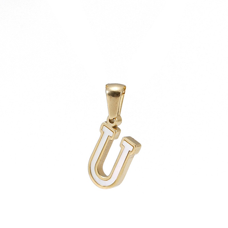 Nicho clásico colgante carta de acero inoxidable transfronteriza fábrica al por mayor europeo y americano ins estilo personalizado todo fósforo collar de moda