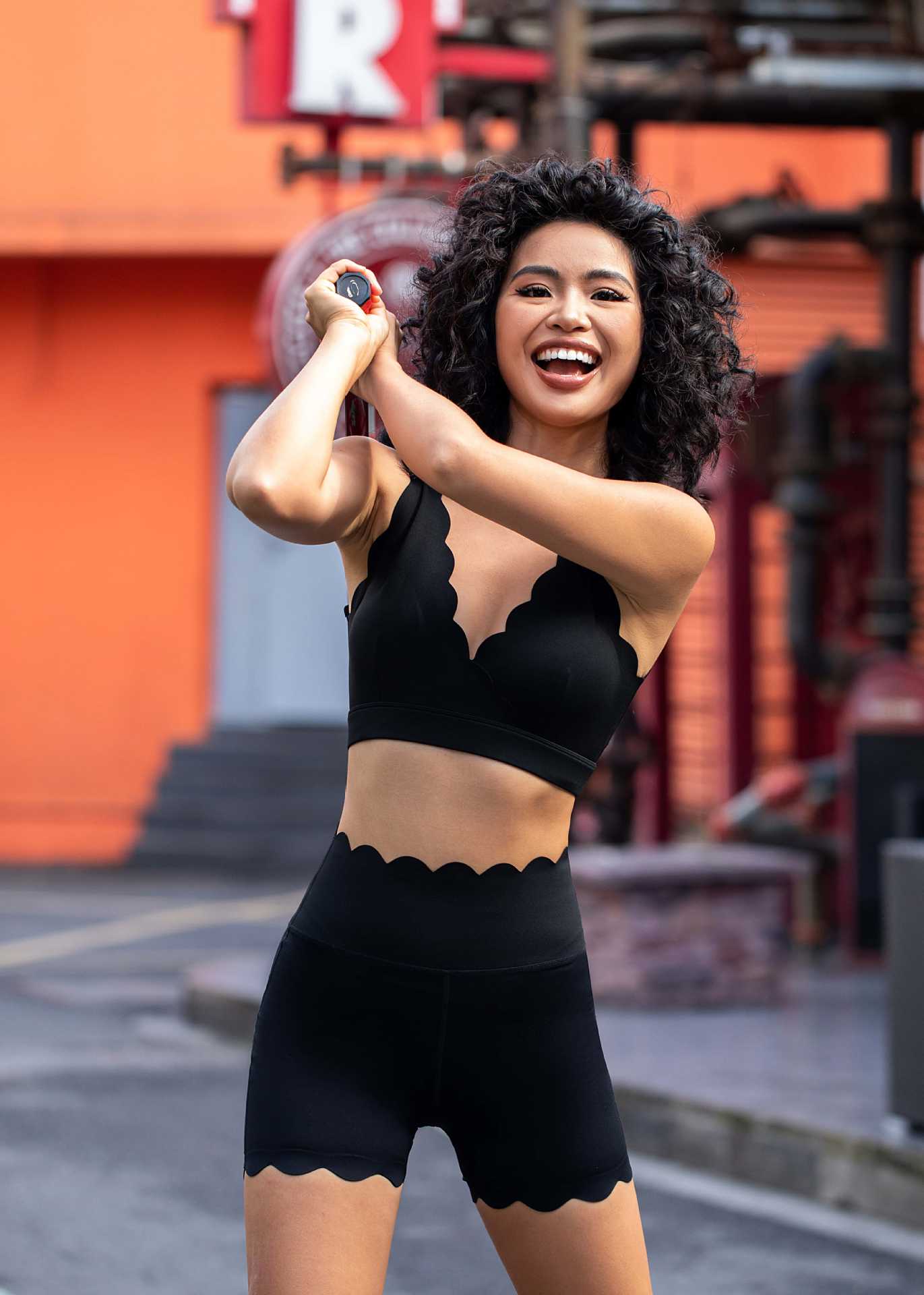 High Waisted, Elastic, Tight Fitting Yoga/cycling Leggings, Breathable, Shockproof, Slimming, Butt Lifting, Quick Drying, Comfortable For Sports._desvips.com