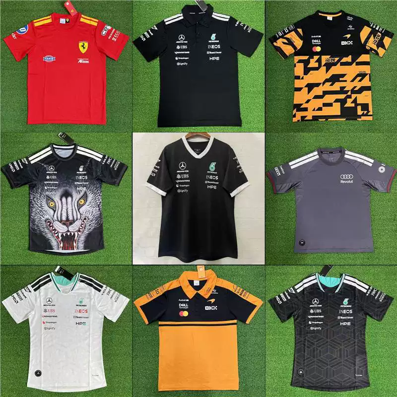 เสื้อแข่ง F1 เสื้อยืดทีมรถแข่ง